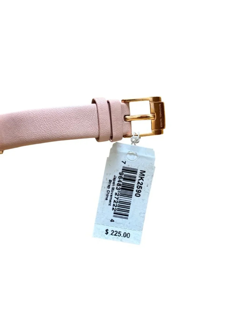 Michael‎ Kors MK2590 Mini Parker  Watch Womens Rose Gold-Tone Watch Pink Leather